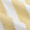 Wylder Birdie Stripe Ruffle Ready Made Pencil Pleat Curtains Butter Yellow