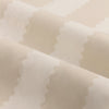 Wylder Birdie Stripe Ruffle Ready Made Pencil Pleat Curtains Oat Milk
