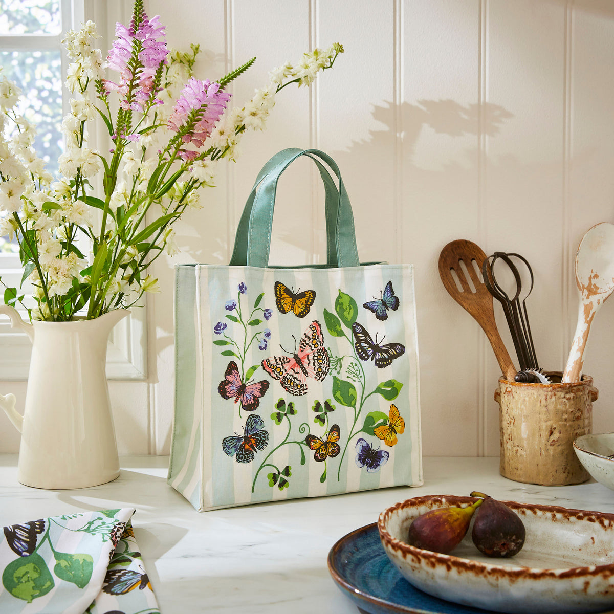 Ulster Weavers Butterfly Grove PVC Bag Blue