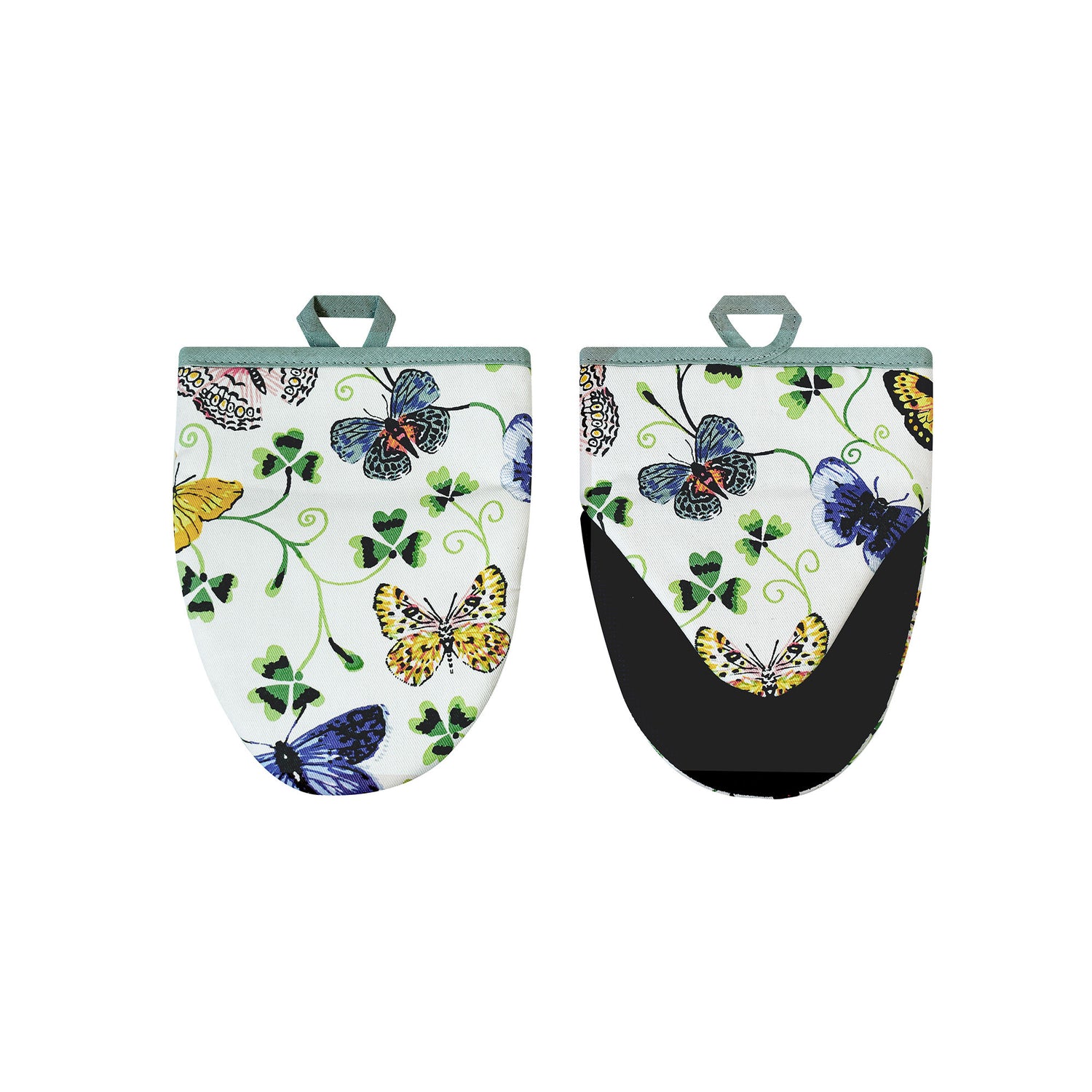Ulster Weavers Butterfly Grove Pair of Microwave Mitts Blue