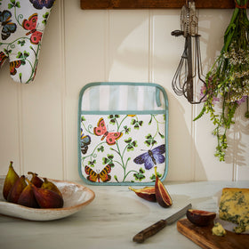 Ulster Weavers Butterfly Grove Thermal Pot Mitt Oven Glove Blue