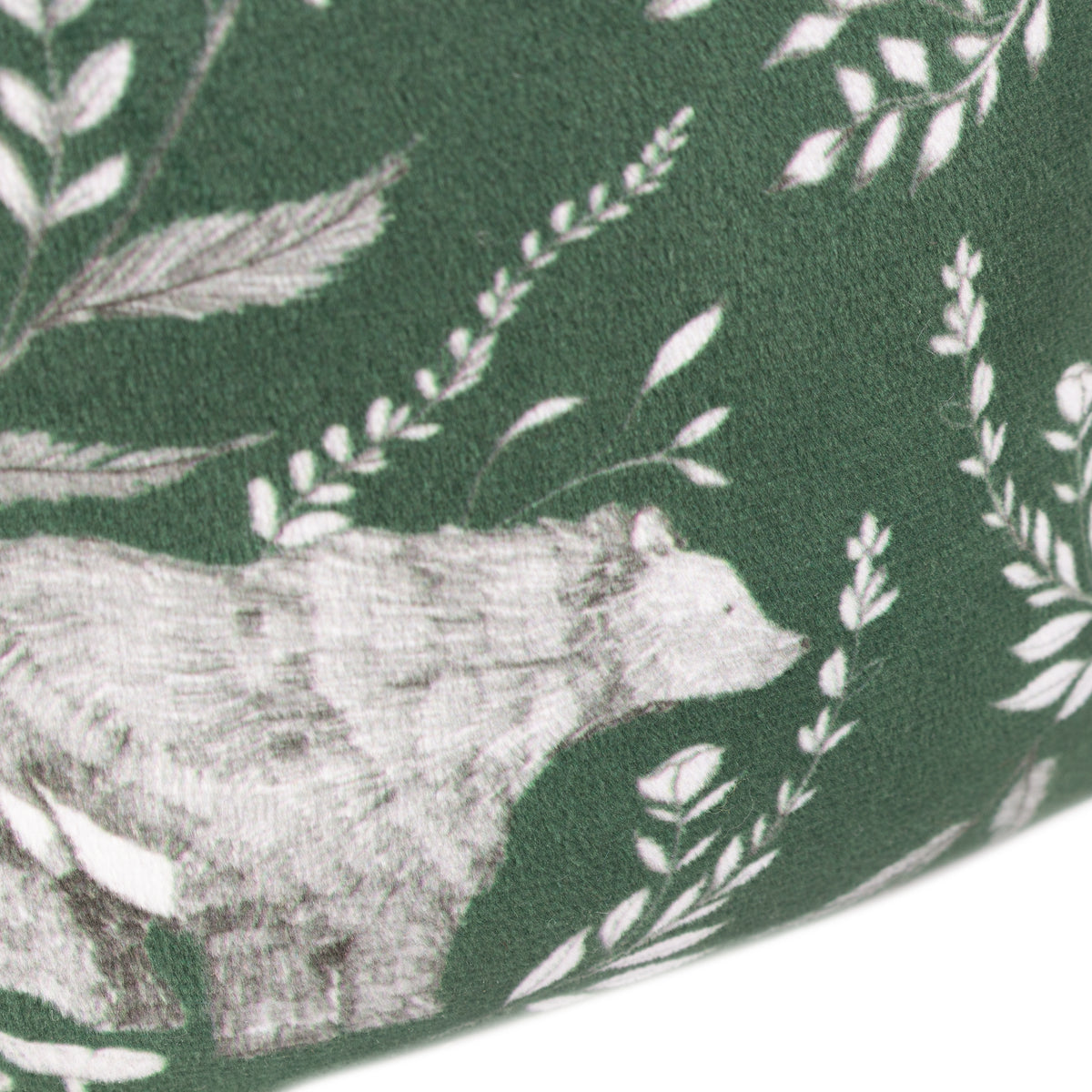 Buckthorn Woodland Velvet Doorstop Evergreen