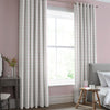 Laura Ashley Burford Check Made to Measure Curtain Rose