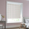 Laura Ashley Burford Check Made to Measure Roman Blind Rose