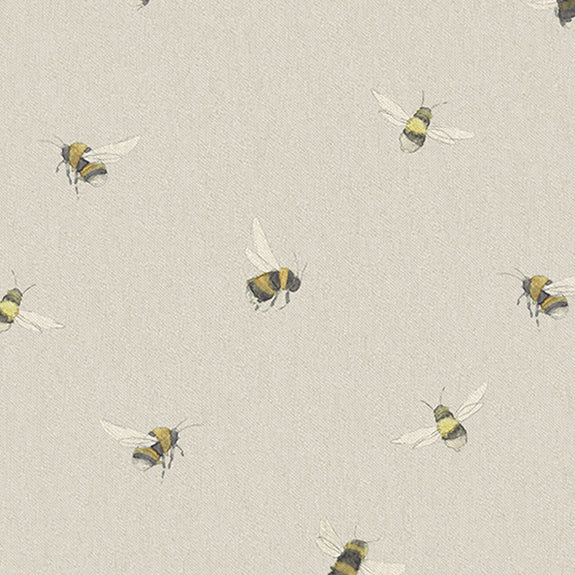 Voyage Maison Busy Bees Printed Fabric Linen