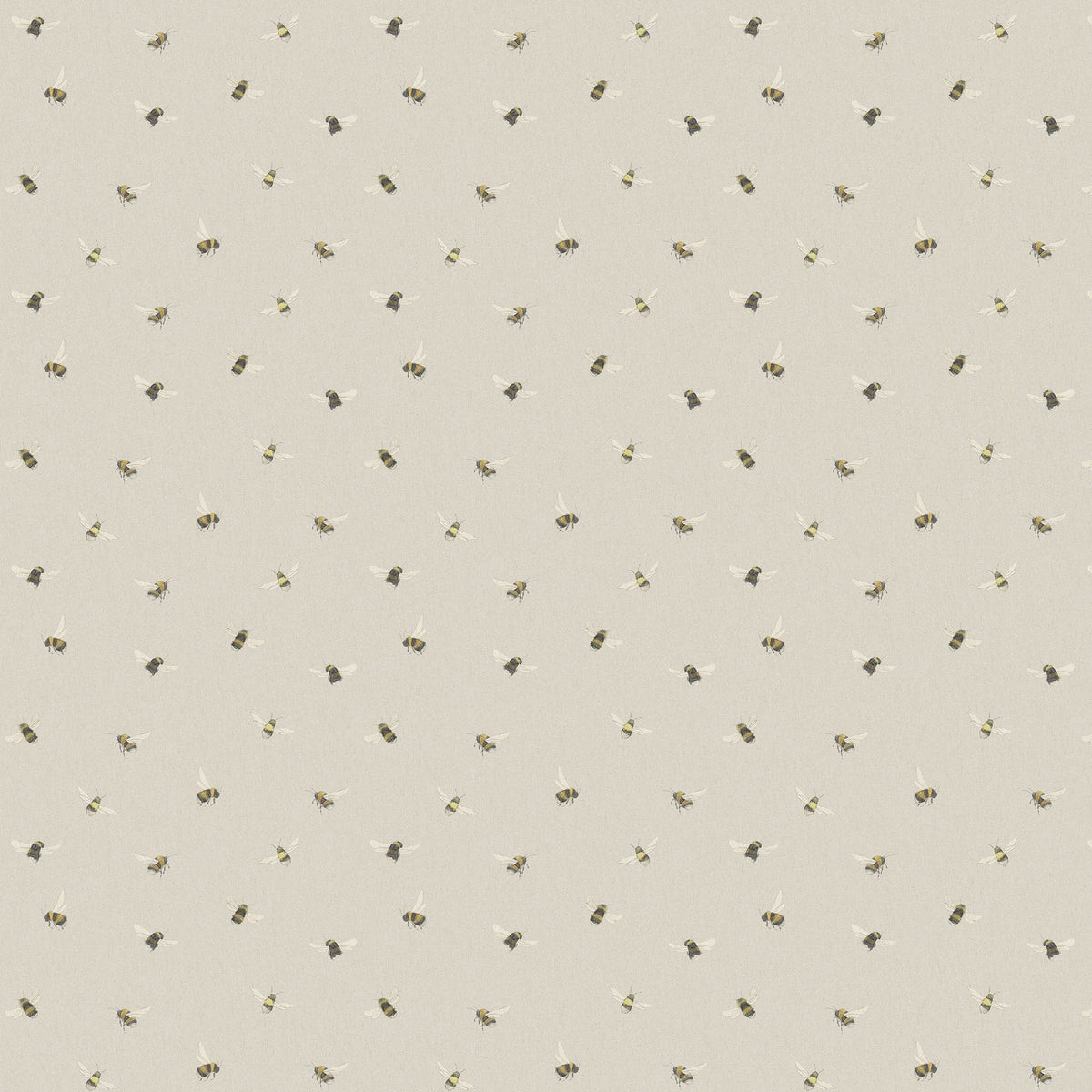 Voyage Maison Busy Bees Printed Fabric Linen