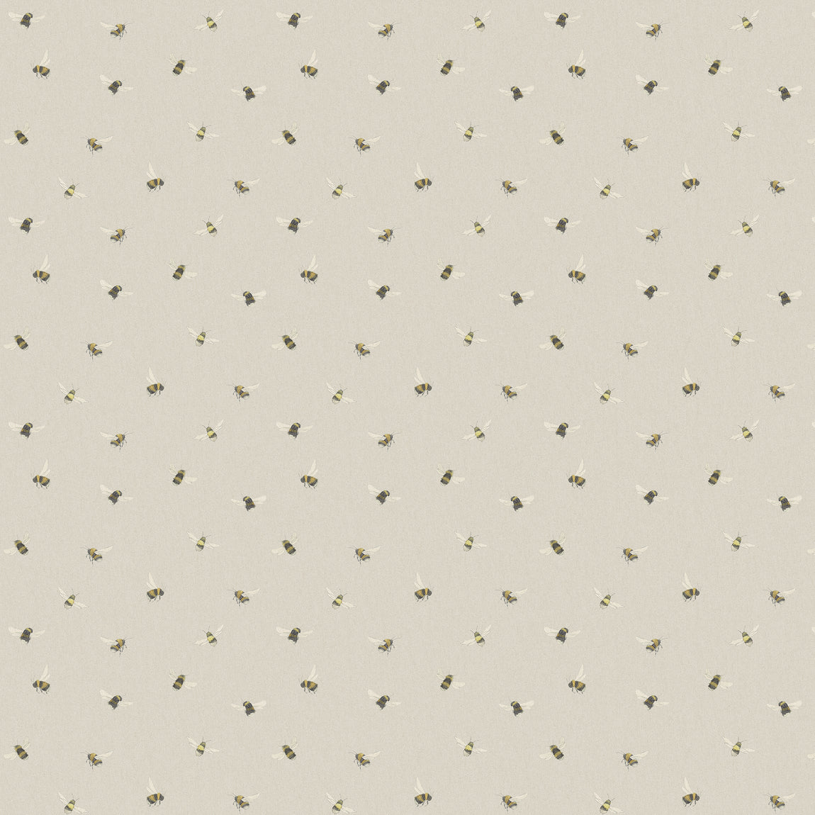Voyage Maison Busy Bees Printed Fabric Linen