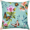 Butterflies Outdoor Filled Cushion 43cm x 43cm Duck Egg