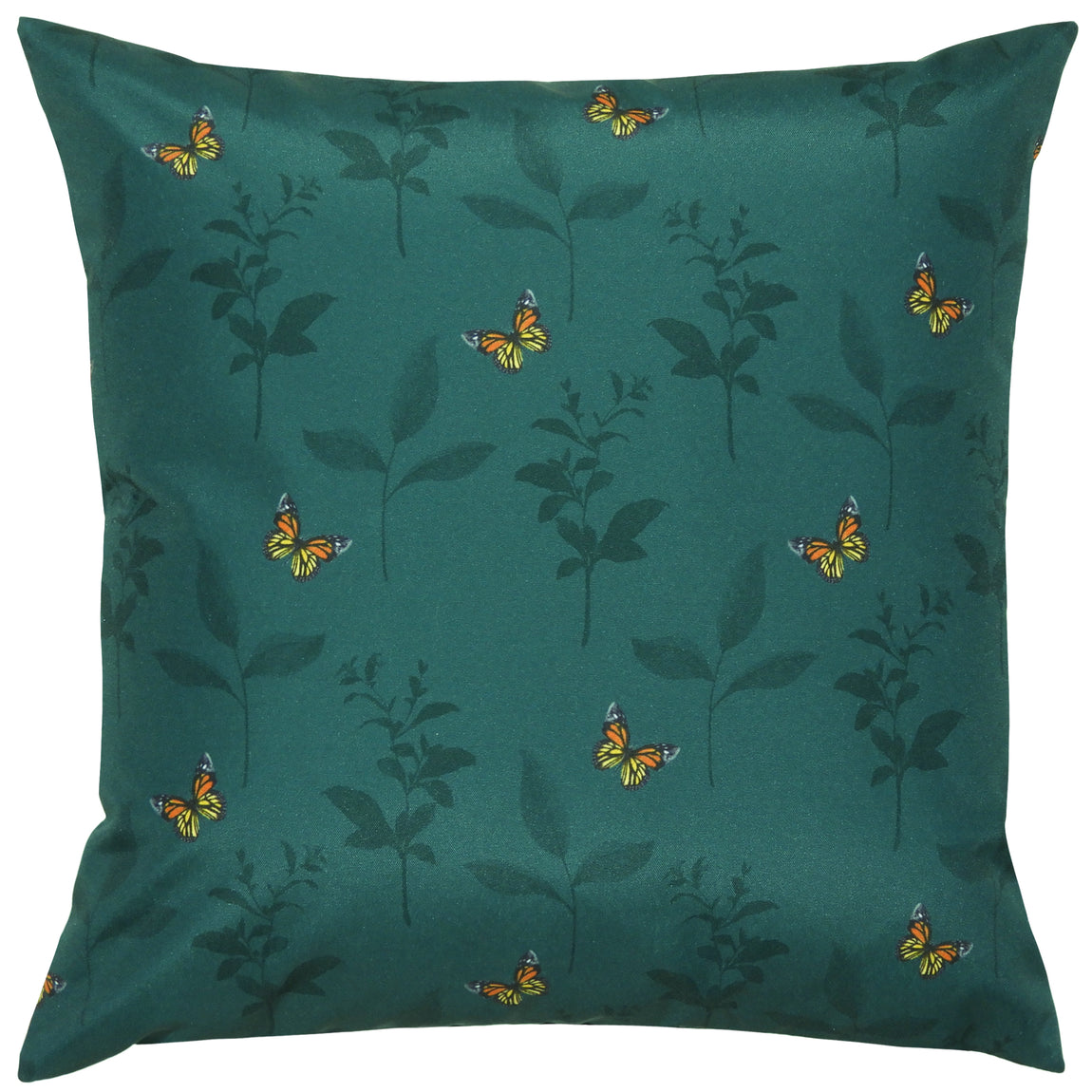 Butterflies Outdoor Filled Cushion 43cm x 43cm Duck Egg