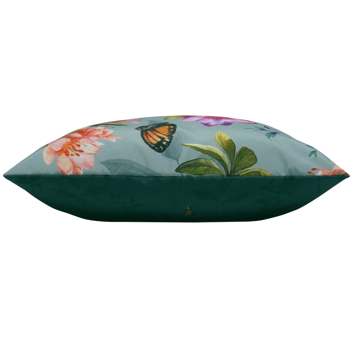 Butterflies Outdoor Filled Cushion 43cm x 43cm Duck Egg