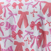 Bedlam Bow and Stripes Duvet Cover Bedding Set Pink