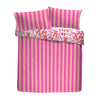 Bedlam Bow and Stripes Duvet Cover Bedding Set Pink