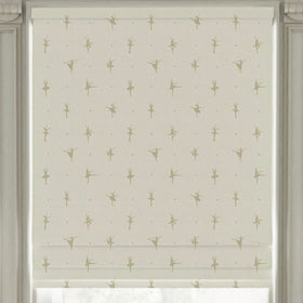 ANTE DECOR Ballerinas Printed Cotton Made To Measure Roman Blind Cream