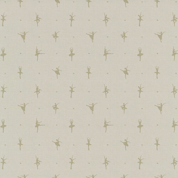 ANTE DECOR Ballerinas Printed Cotton Made To Measure Curtains Cream