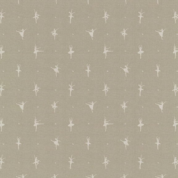 ANTE DECOR Ballerinas Printed Cotton Made To Measure Roman Blind Toasted Marshmallow