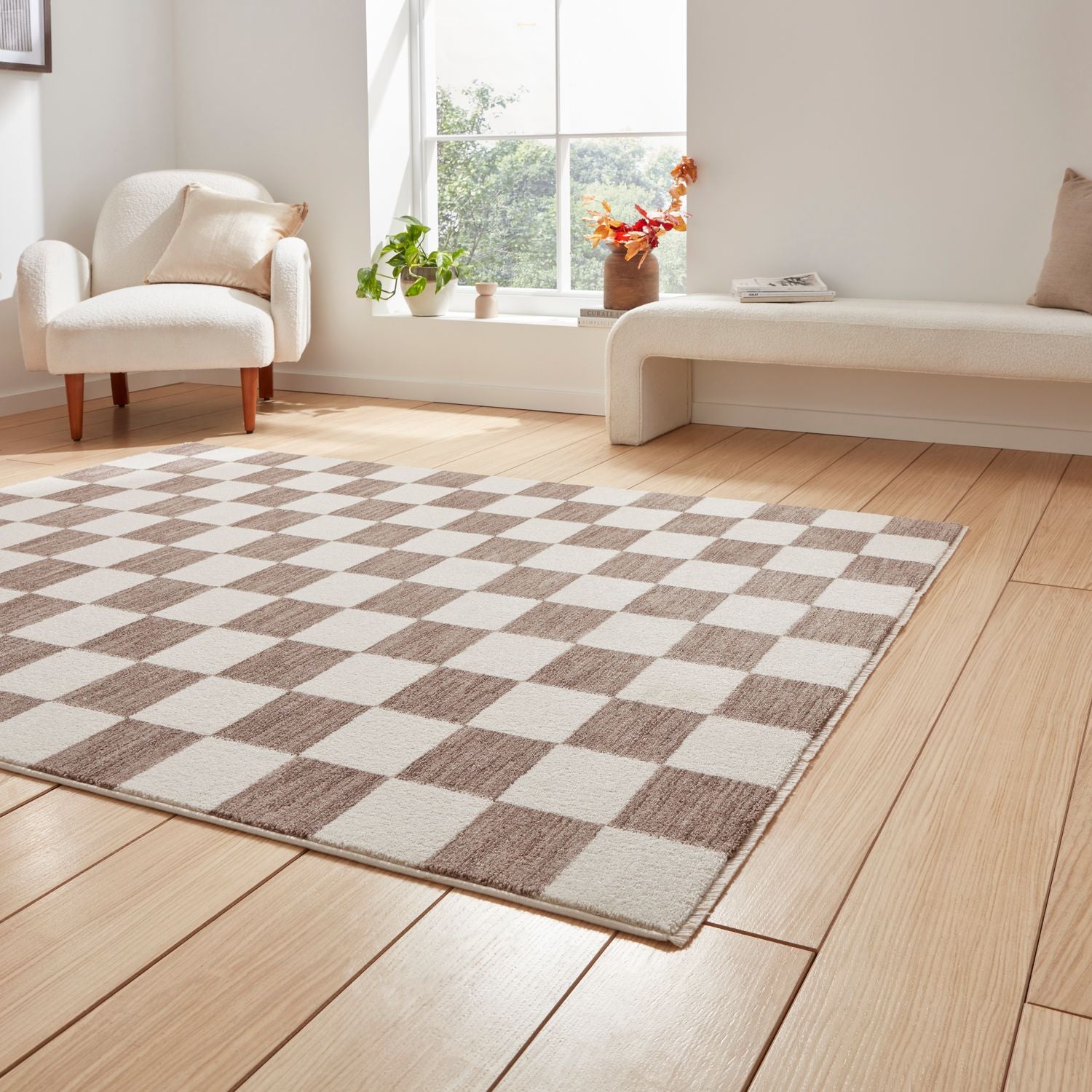 Baltimore 66618 Smooth Pile Rug Grey