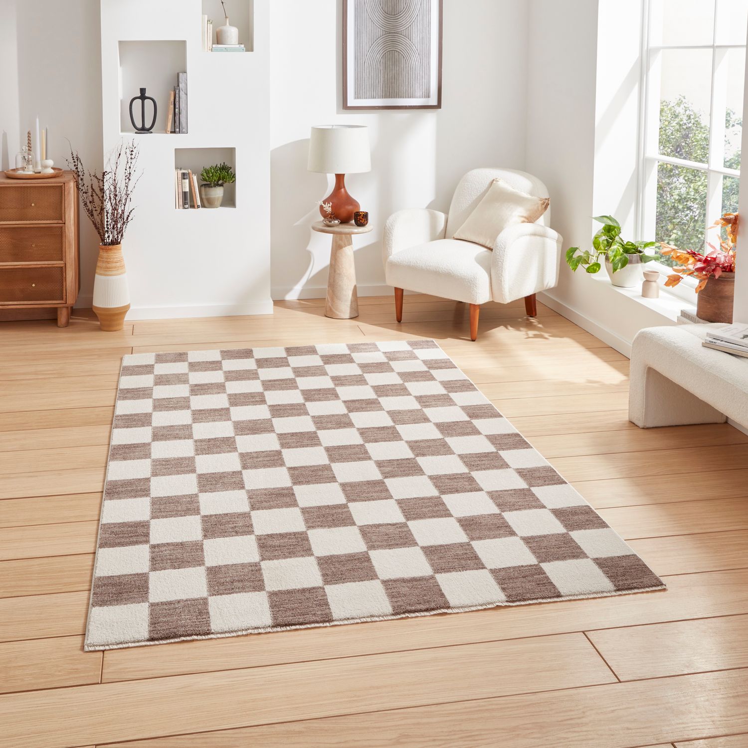 Baltimore 66618 Smooth Pile Rug Grey