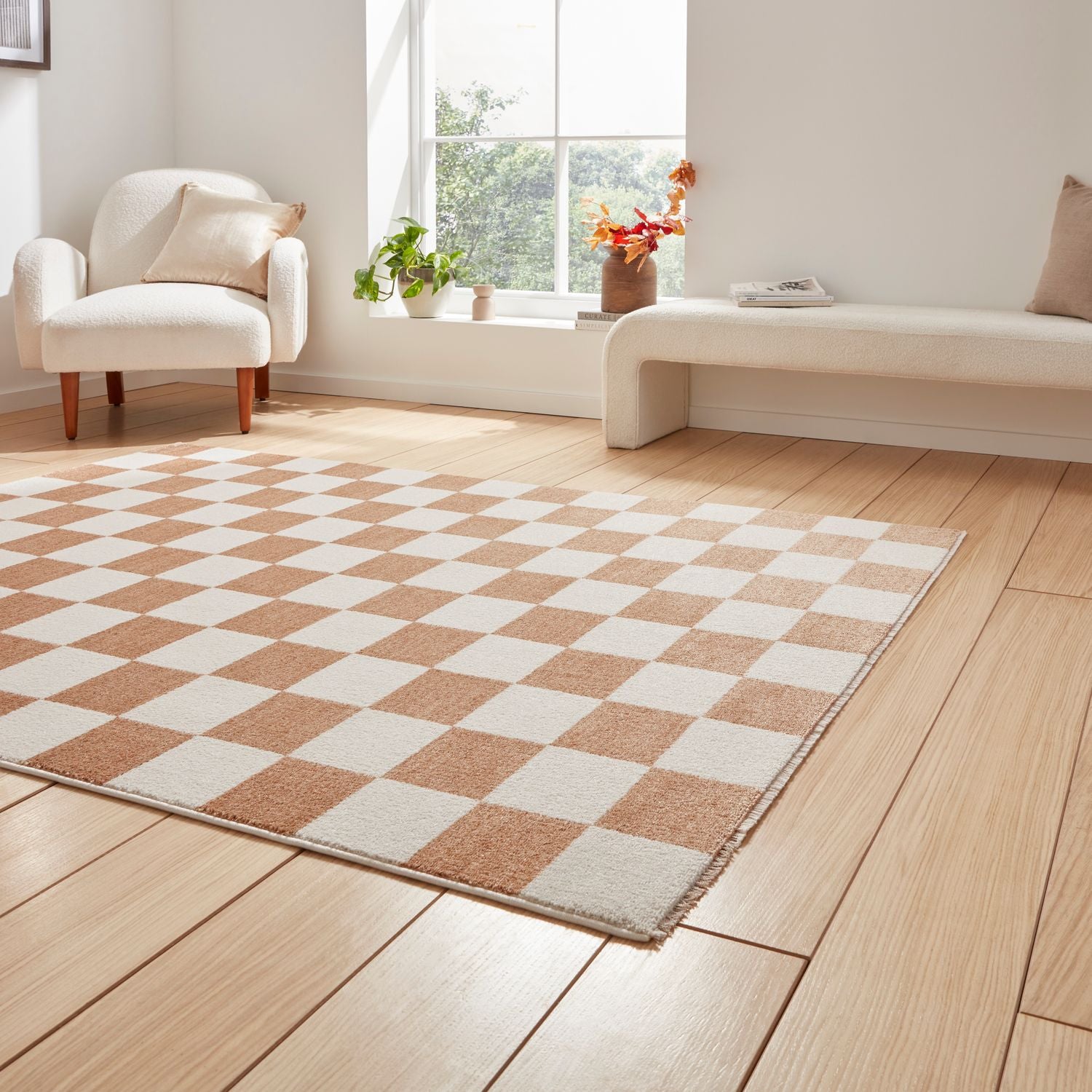 Baltimore 66618 Smooth Pile Rug Walnut
