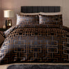 Soiree Bardon Duvet Cover Bedding Set Black