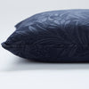 Laura Ashley Barley Embossed 50cm x 50cm Filled Cushion Midnight Navy