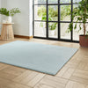 Bay Washable Rug Light Blue