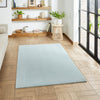 Bay Washable Rug Light Blue