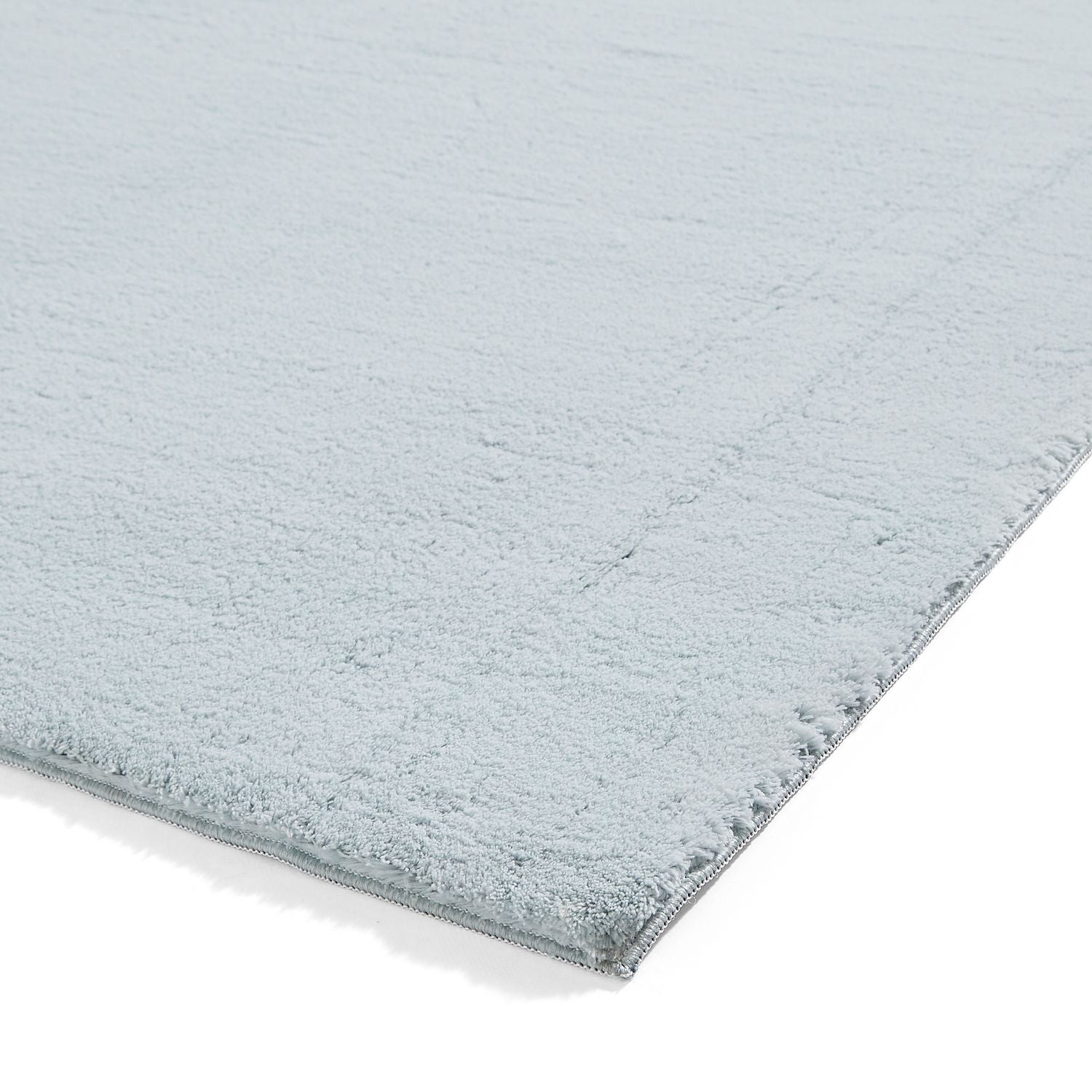 Bay Washable Rug Light Blue