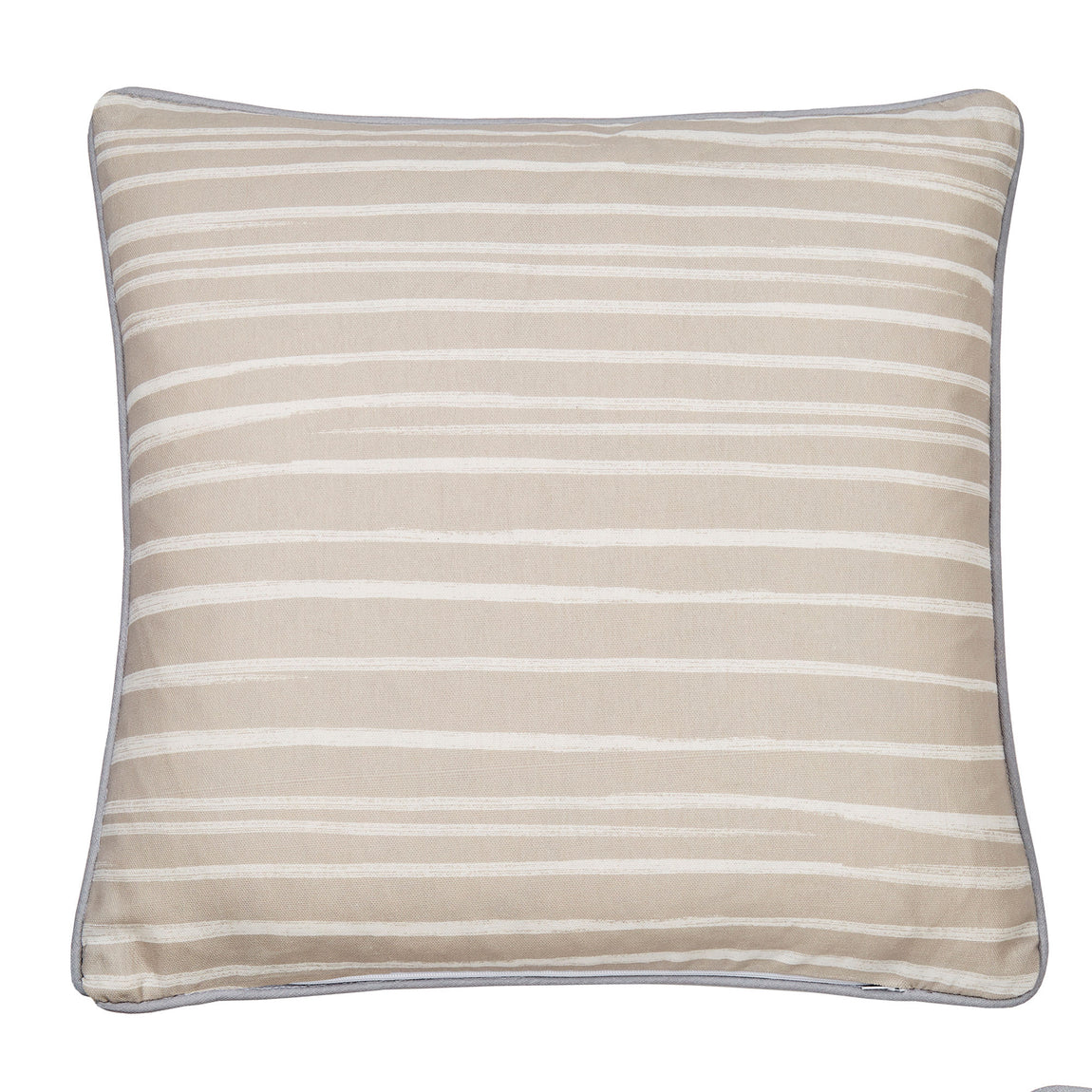 Fusion Beach Huts Outdoor Filled Cushion 43cm x 43cm Natural