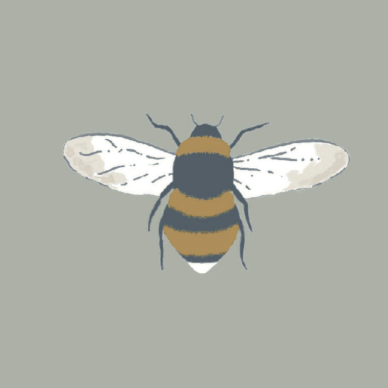 Sophie Allport Bees Made to Measure Blackout Roller Blind Soft Linen