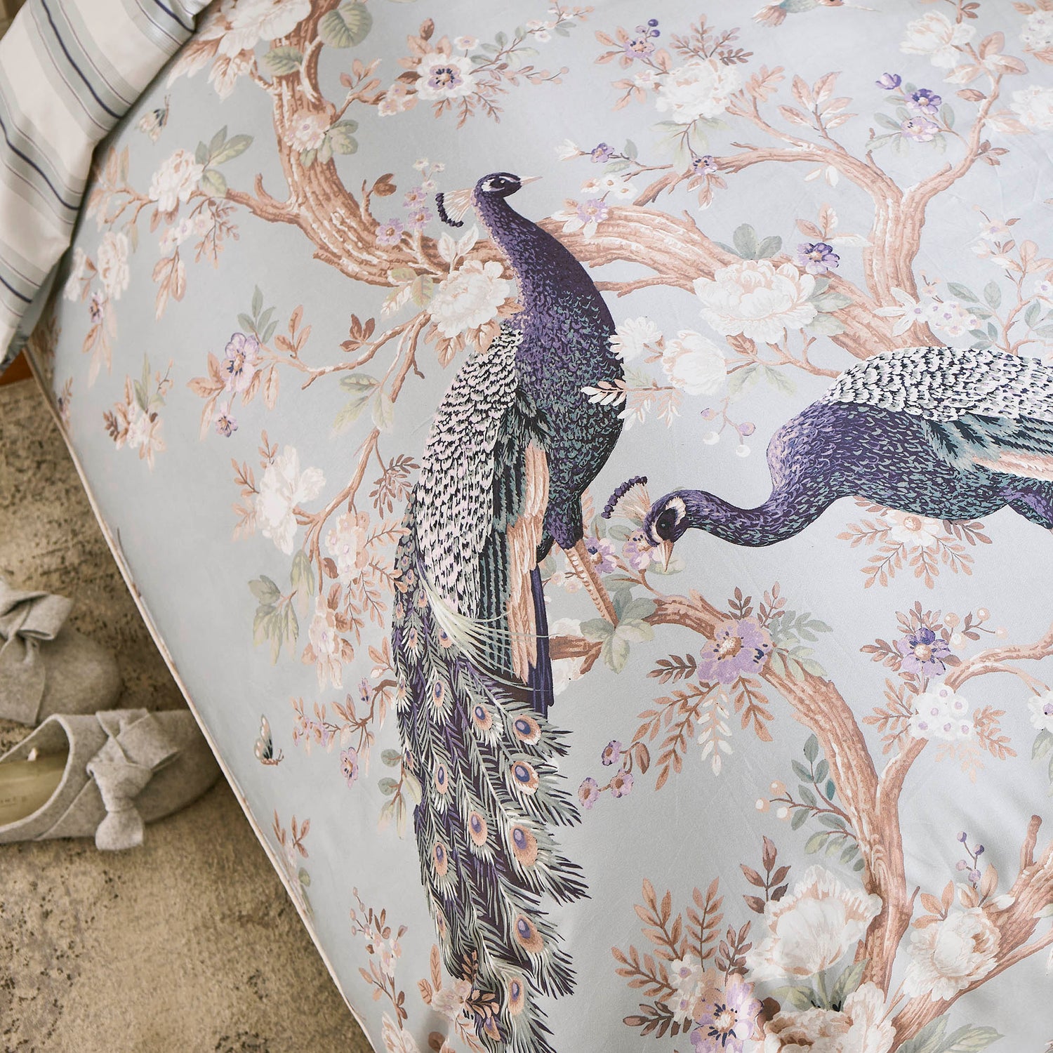 Laura Ashley Belvedere Duvet Cover Bedding Set Duckegg