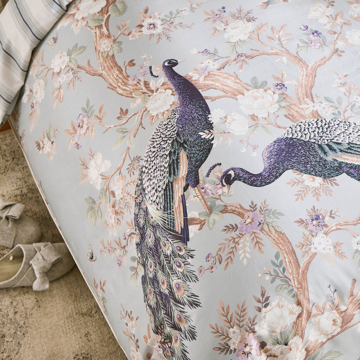 Laura Ashley Belvedere Duvet Cover Bedding Set Duckegg