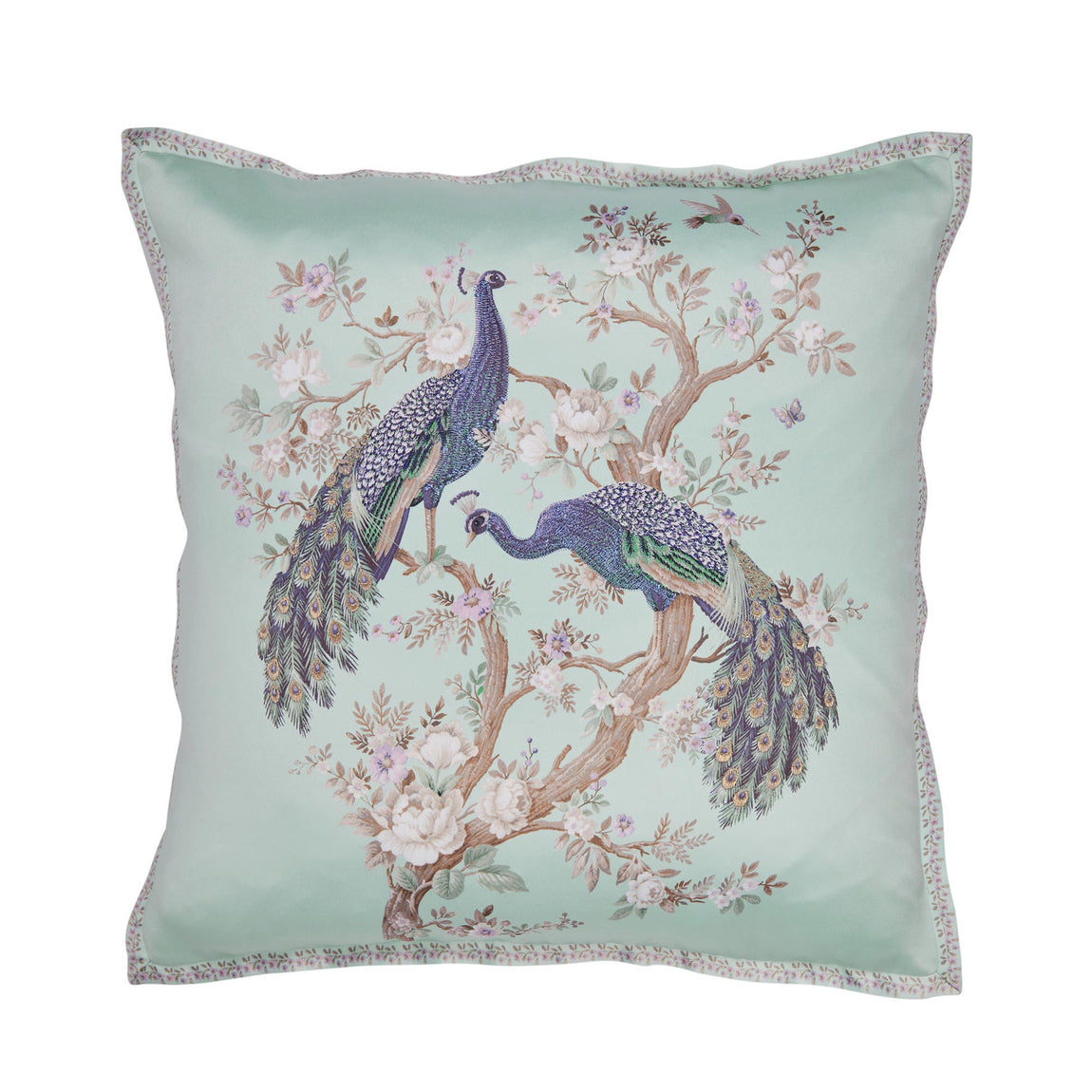 Laura Ashley Belvedere 50cm x 50cm Filled Cushion Duckegg