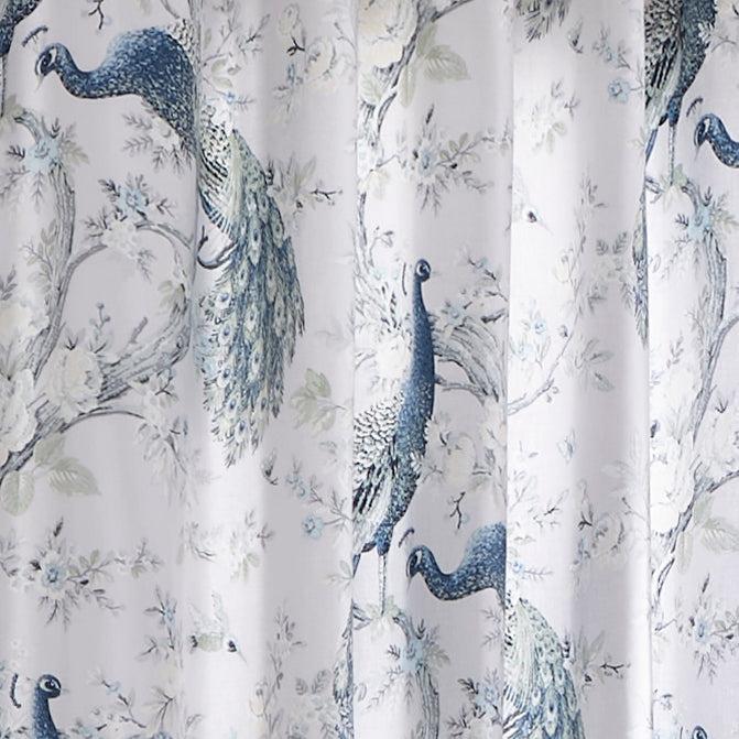 Laura Ashley Belvedere Ready Made Eyelet Curtains Midnight