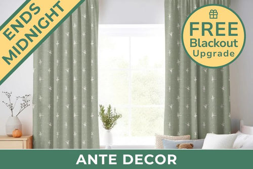 ANTE DECOR  Bespoke Fabric FREE Upgrade