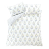 Bianca Eloise Floral Reversible Duvet Cover Bedding Set Blue