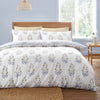Bianca Eloise Floral Reversible Duvet Cover Bedding Set Blue