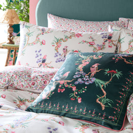 Cath Kidston Bird Filled Cushion 50cm x 50cm Emerald