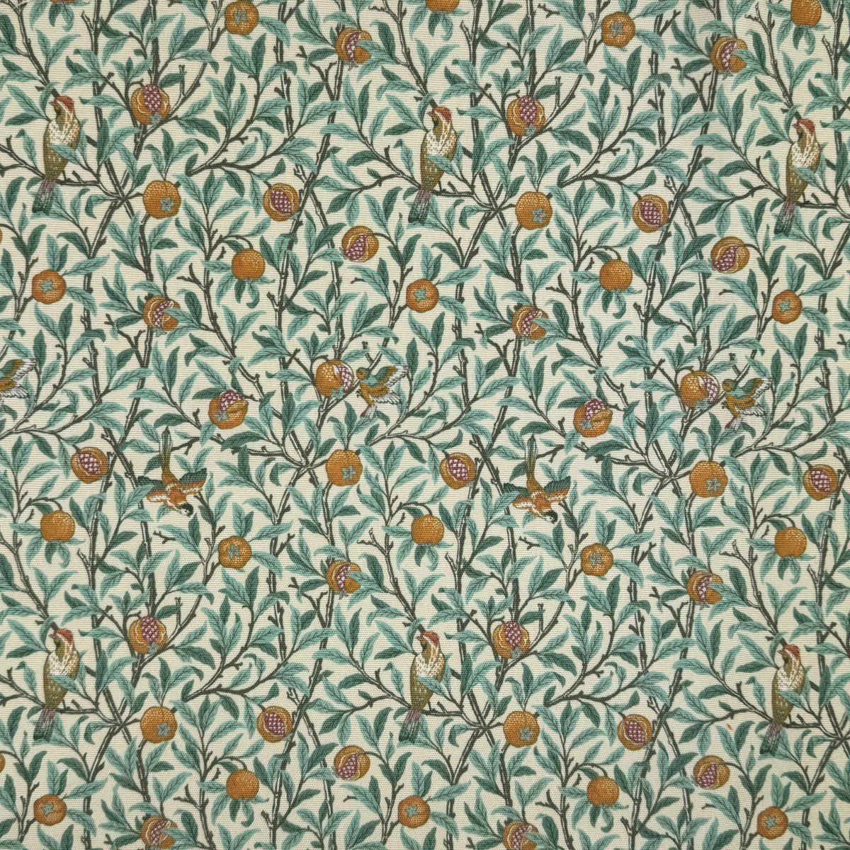 William Morris Birds & Pomegranate Outdoor Fabric Kingfisher