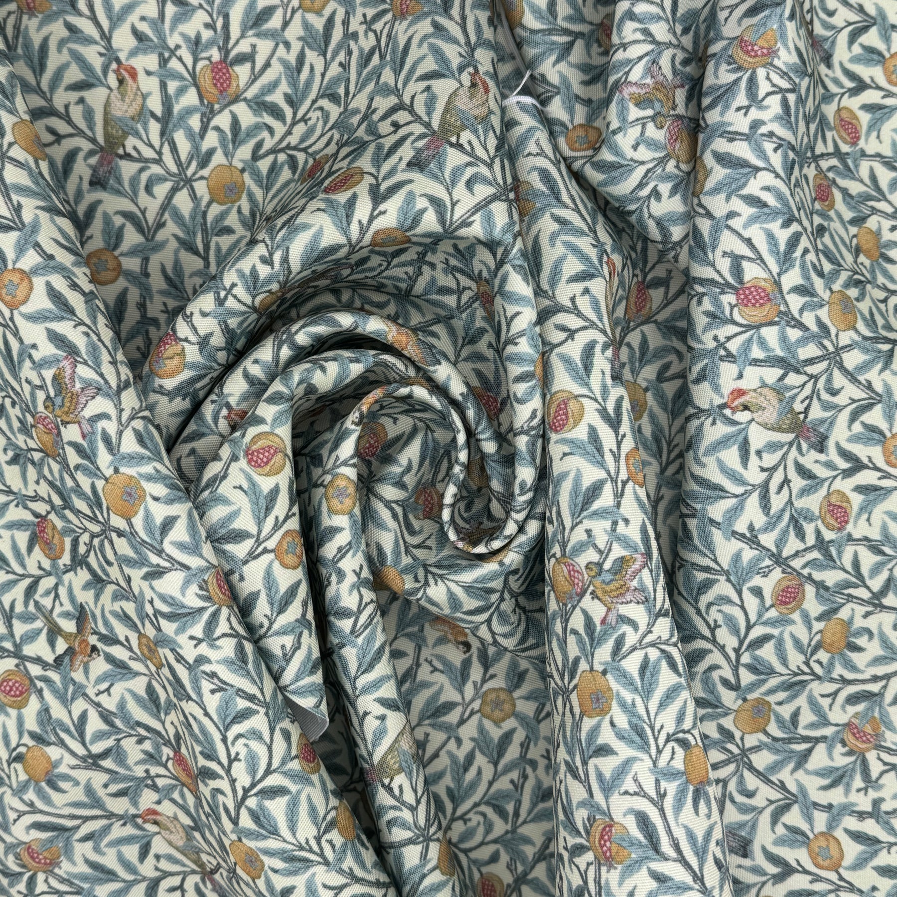 William Morris Birds & Pomegranate Outdoor Fabric Tourmaline