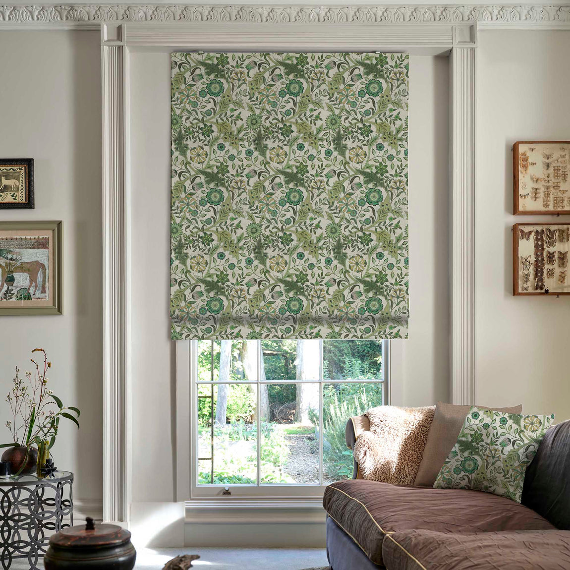 Linda Barker Home Agra Made To Measure Curtains Emerald