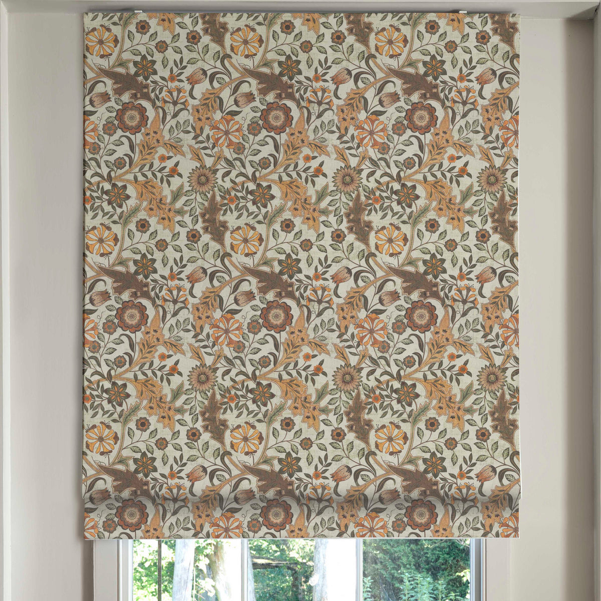 Linda Barker Home Agra Made To Measure Roman Blind Mushroom