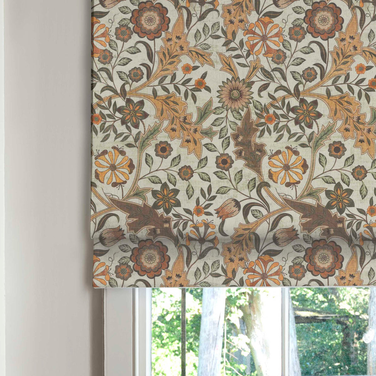 Linda Barker Home Agra Made To Measure Roman Blind Mushroom
