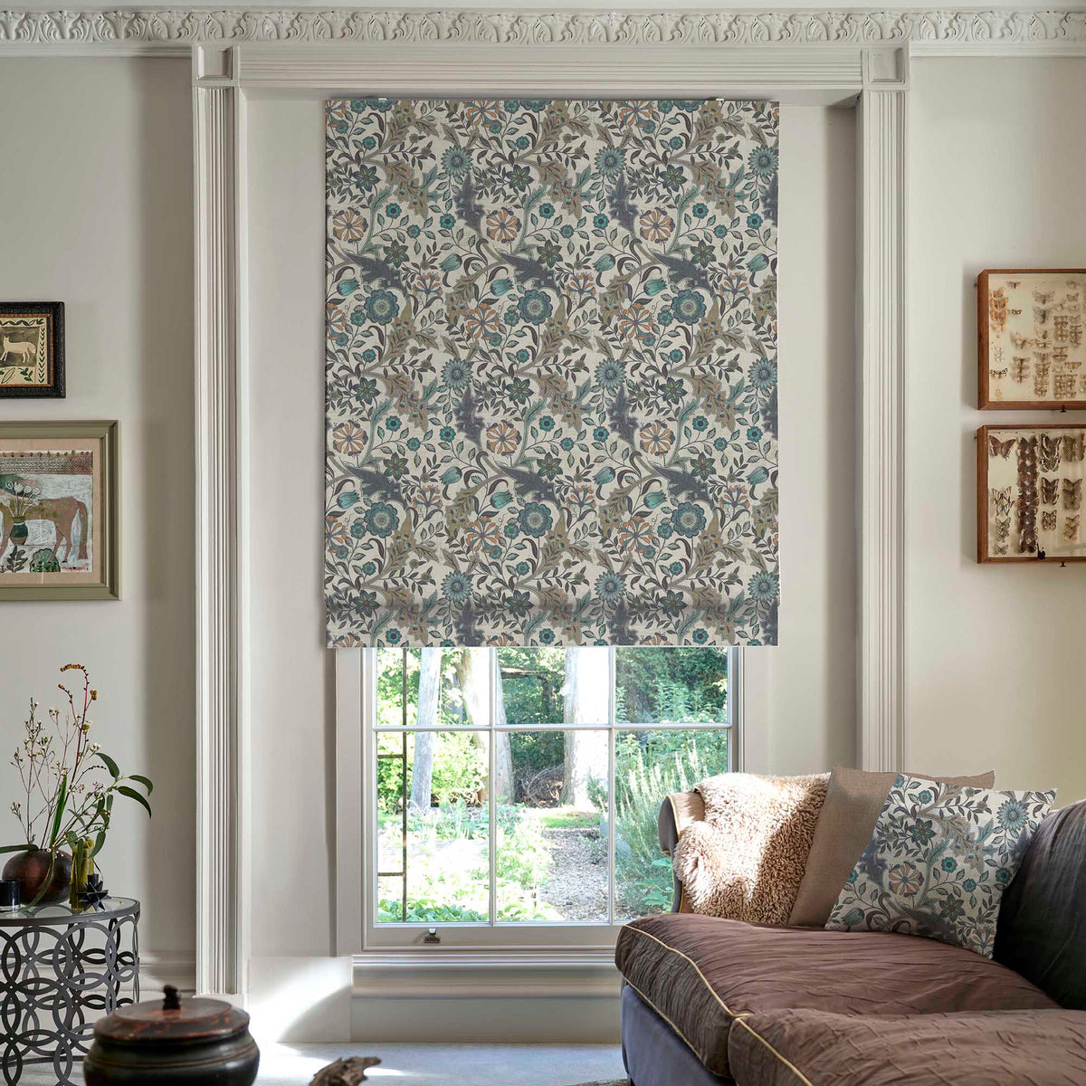 Linda Barker Home Agra Made To Measure Roman Blind Saphire