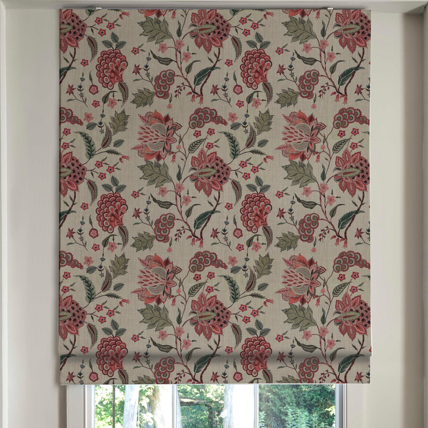 Linda Barker Home Chennai Blackout Made To Measure Roman Blind Paprika