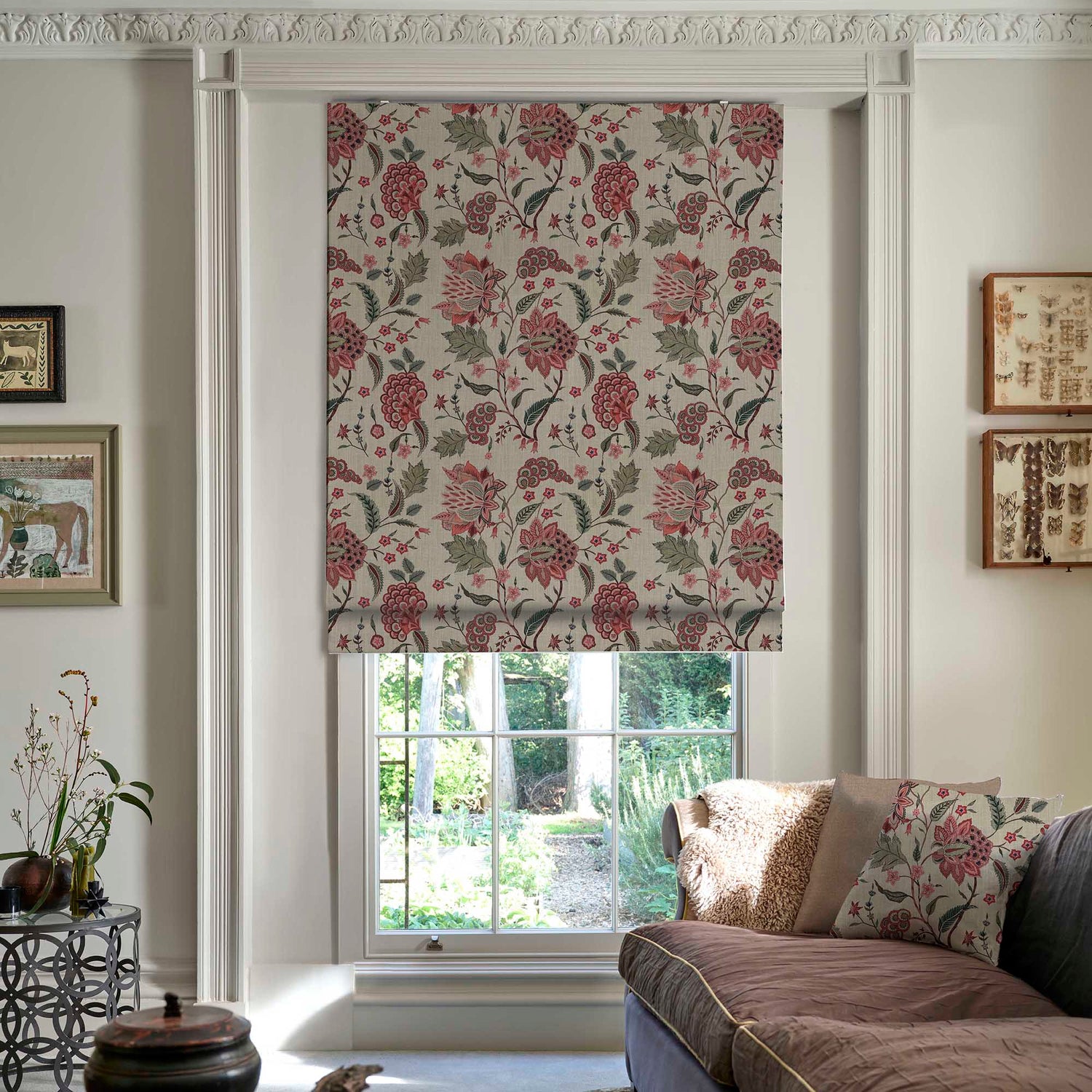 Linda Barker Home Chennai Blackout Made To Measure Roman Blind Paprika
