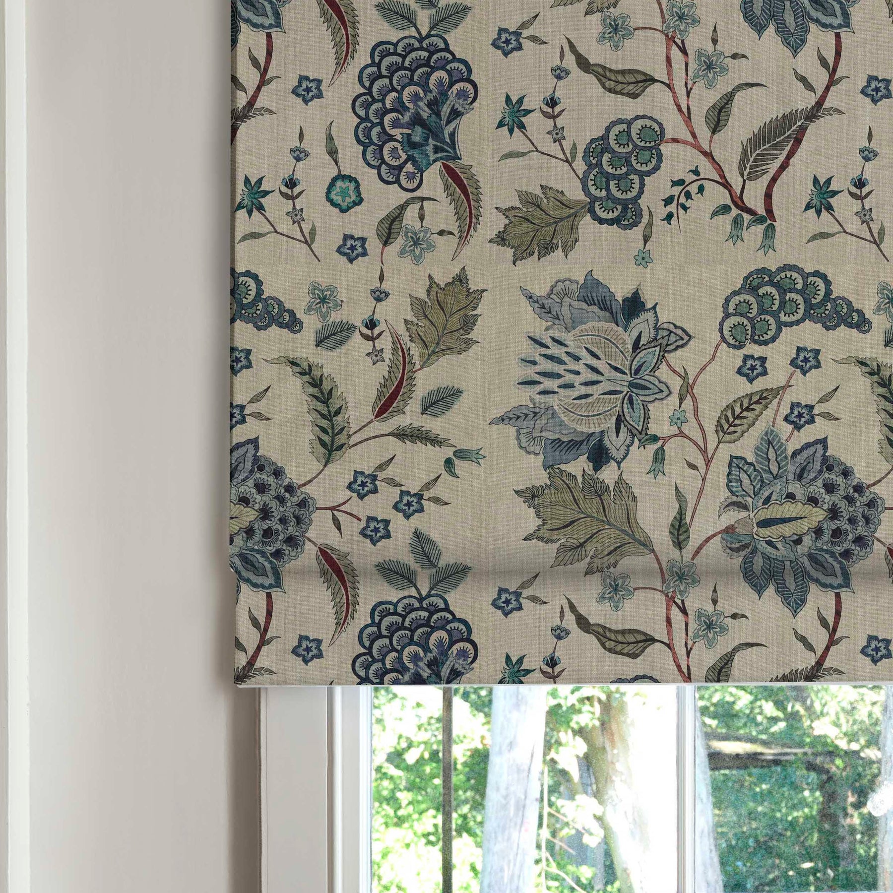 Linda Barker Home Chennai Blackout Made To Measure Roman Blind Saphire