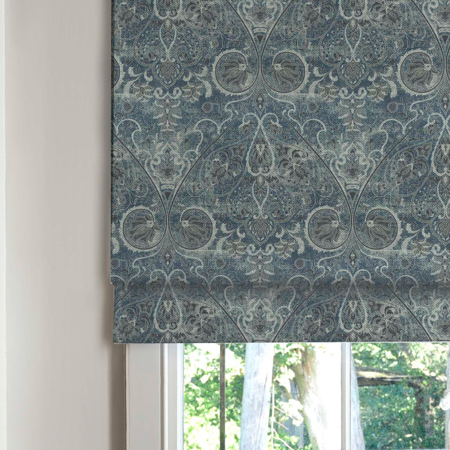 Linda Barker Home Jaipur Made To Measure Roman Blind Saphire