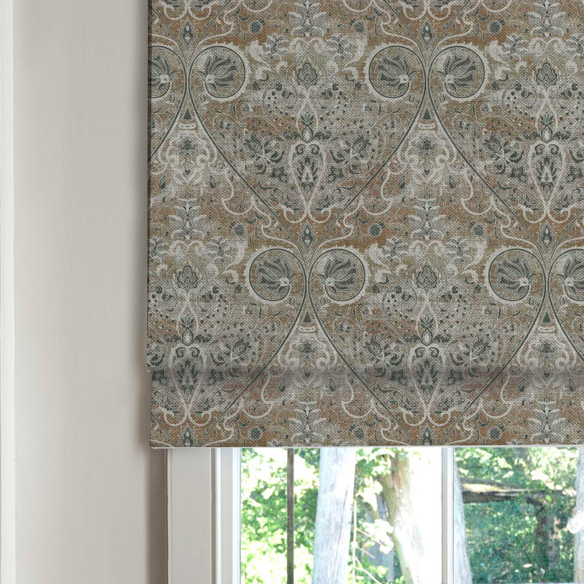 Linda Barker Home Jaipur Made To Measure Roman Blind Mushroom