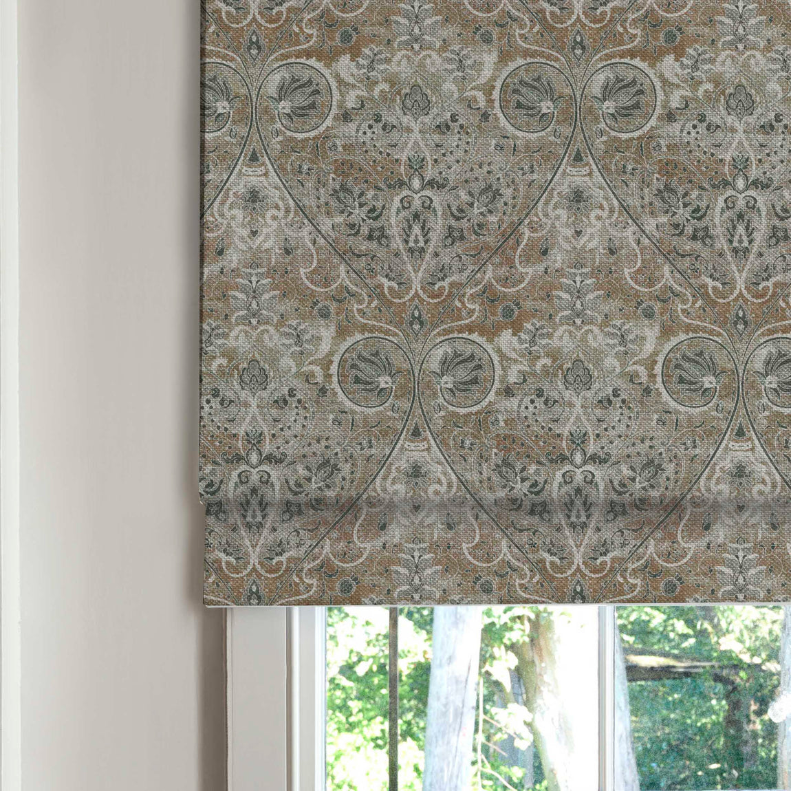 Linda Barker Home Jaipur Made To Measure Roman Blind Mushroom