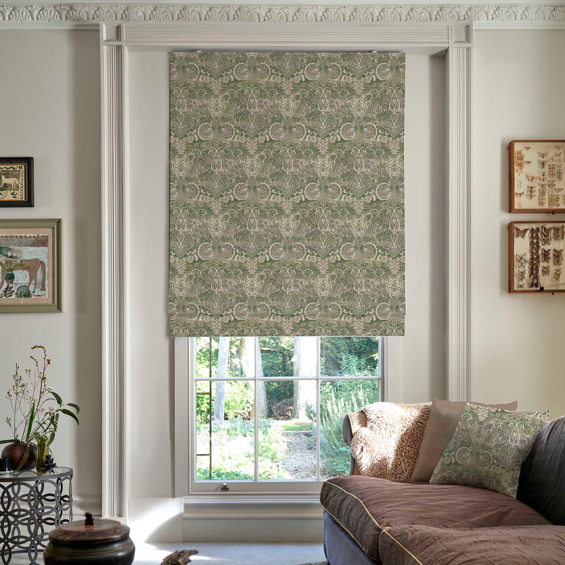 Linda Barker Home Jaipur Made To Measure Roman Blind Emerald